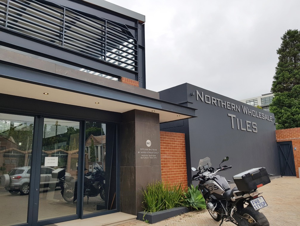 Northern Wholesale Tiles contemporary showroom facade